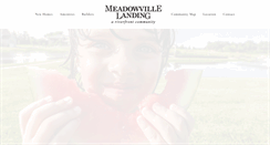 Desktop Screenshot of meadowvillelanding.com