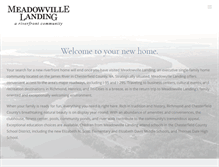 Tablet Screenshot of meadowvillelanding.com